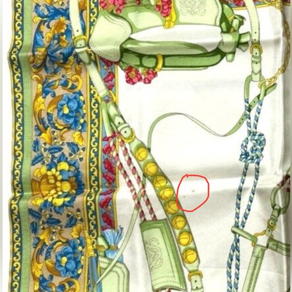 LOEWE Multicolor 100% Silk pocket Square / Scarf #1367 - Picture 5 of 5